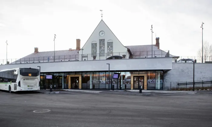 Resecentrum Sundsvall – fasadrenovering av gamla stationsbyggnaden